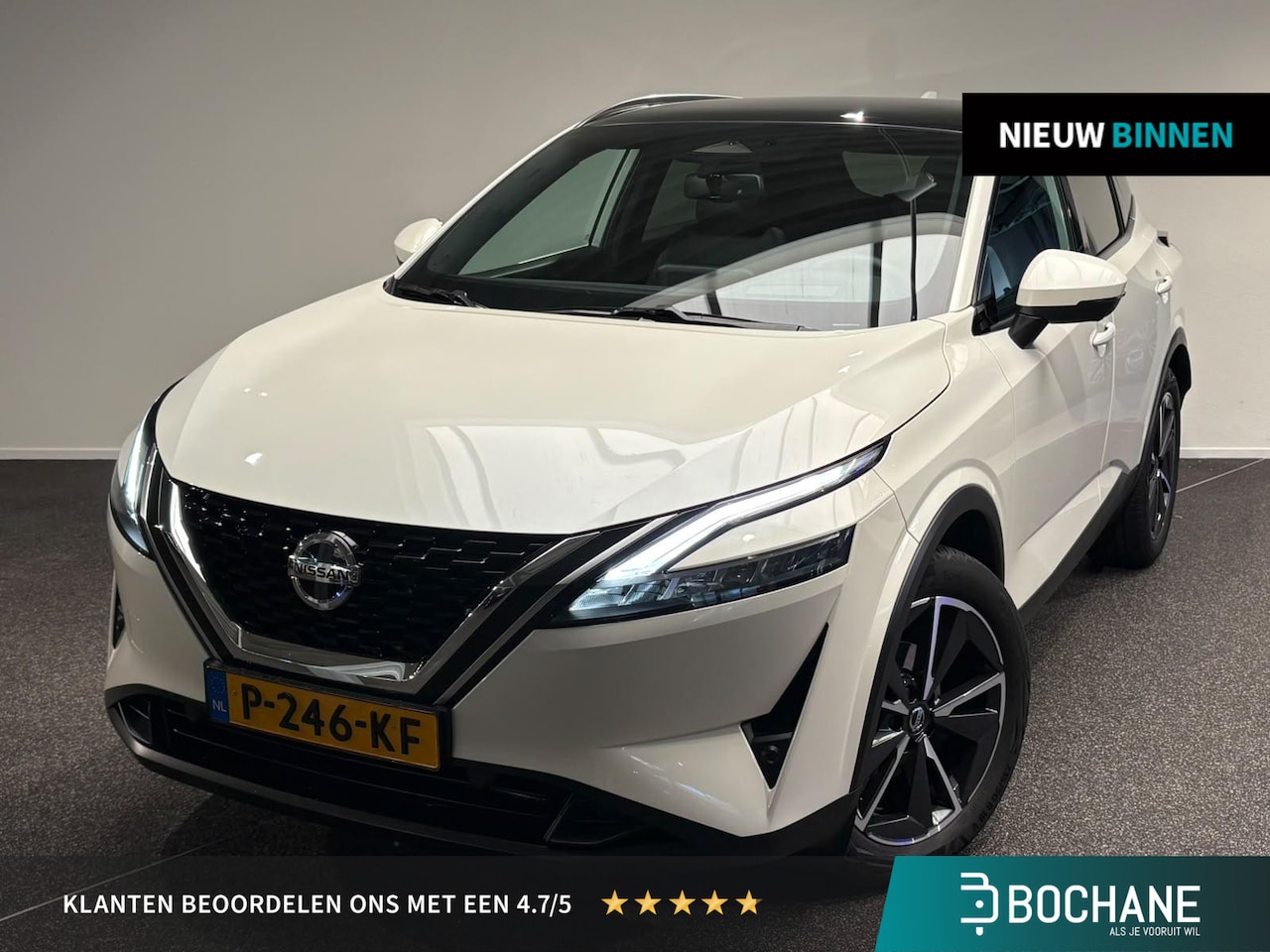 Nissan Qashqai - 1.3 MHEV Xtronic Tekna Plus | Head up Display | 360 Camera | Trekhaak | Panoramadak | - AutoWereld.nl