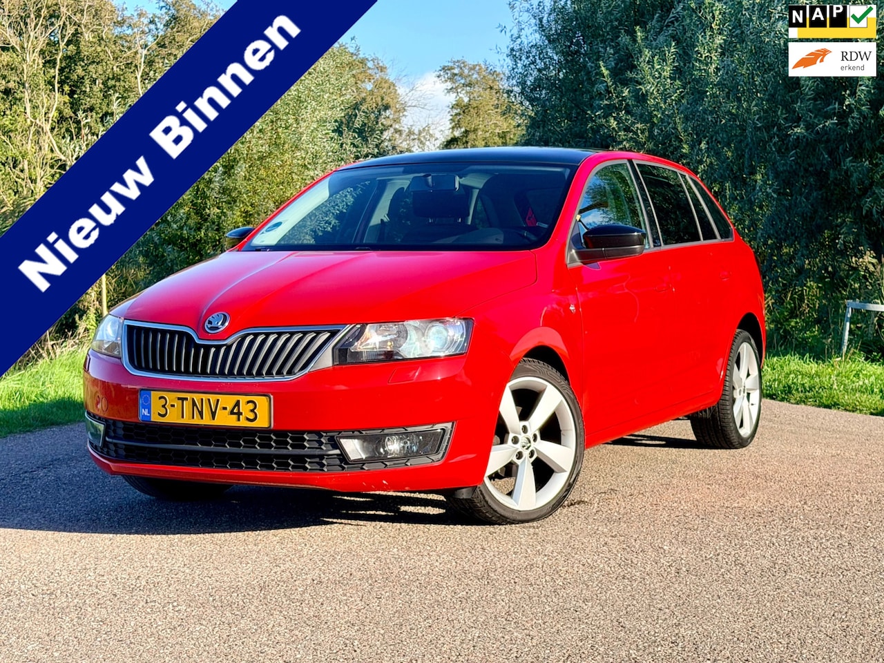 Skoda Rapid Spaceback - 1.2 TSI Greentech Elegance Businessline Pro Pano Clima Cruise Control Navi DAB Xenon Stoel - AutoWereld.nl