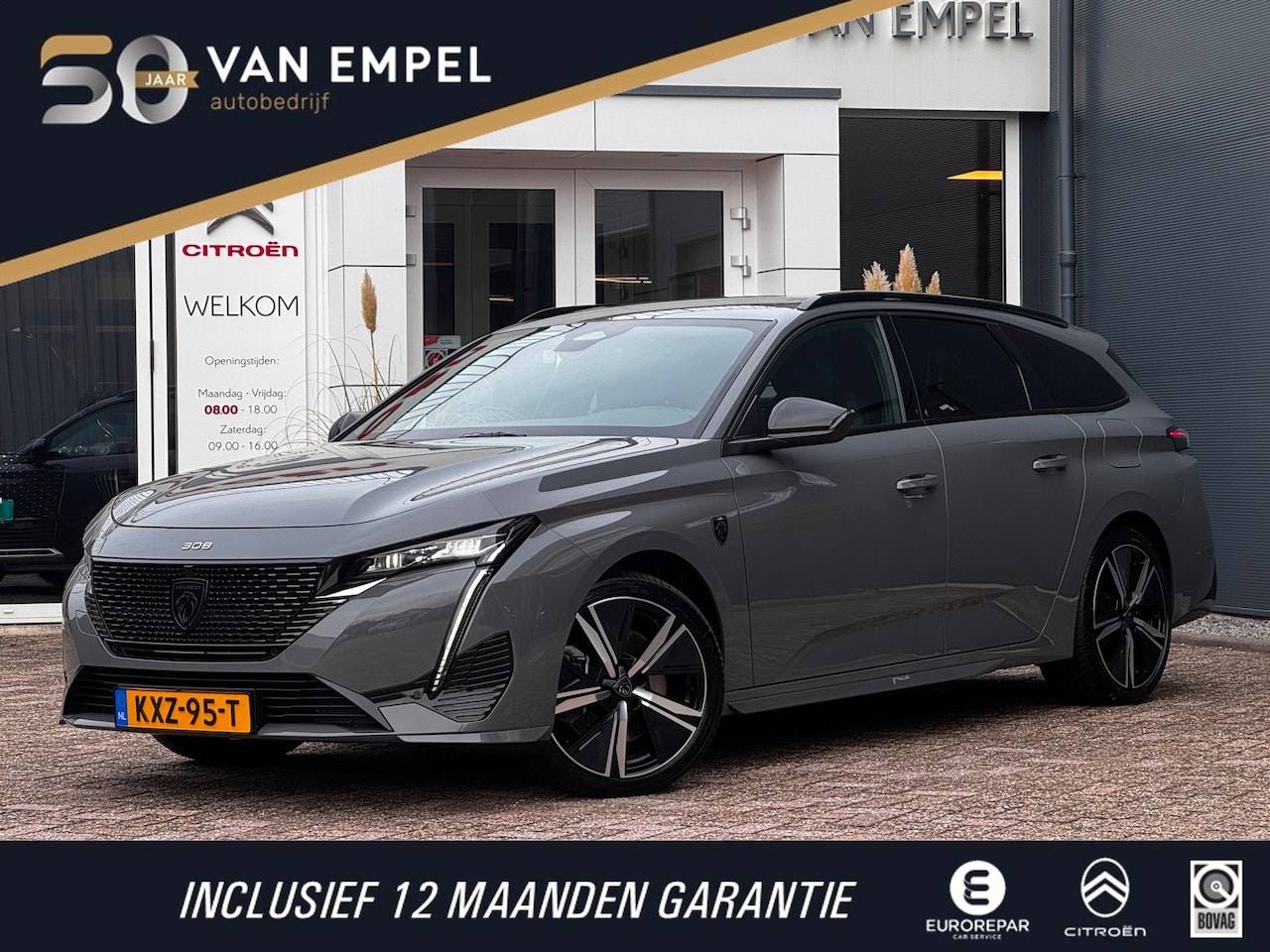 Peugeot 308 SW - 1.6 Plug-in Hybrid 180 GT | 100% SOH | Alcantara + Memory | Winter Pack | Camera | Adaptiv - AutoWereld.nl