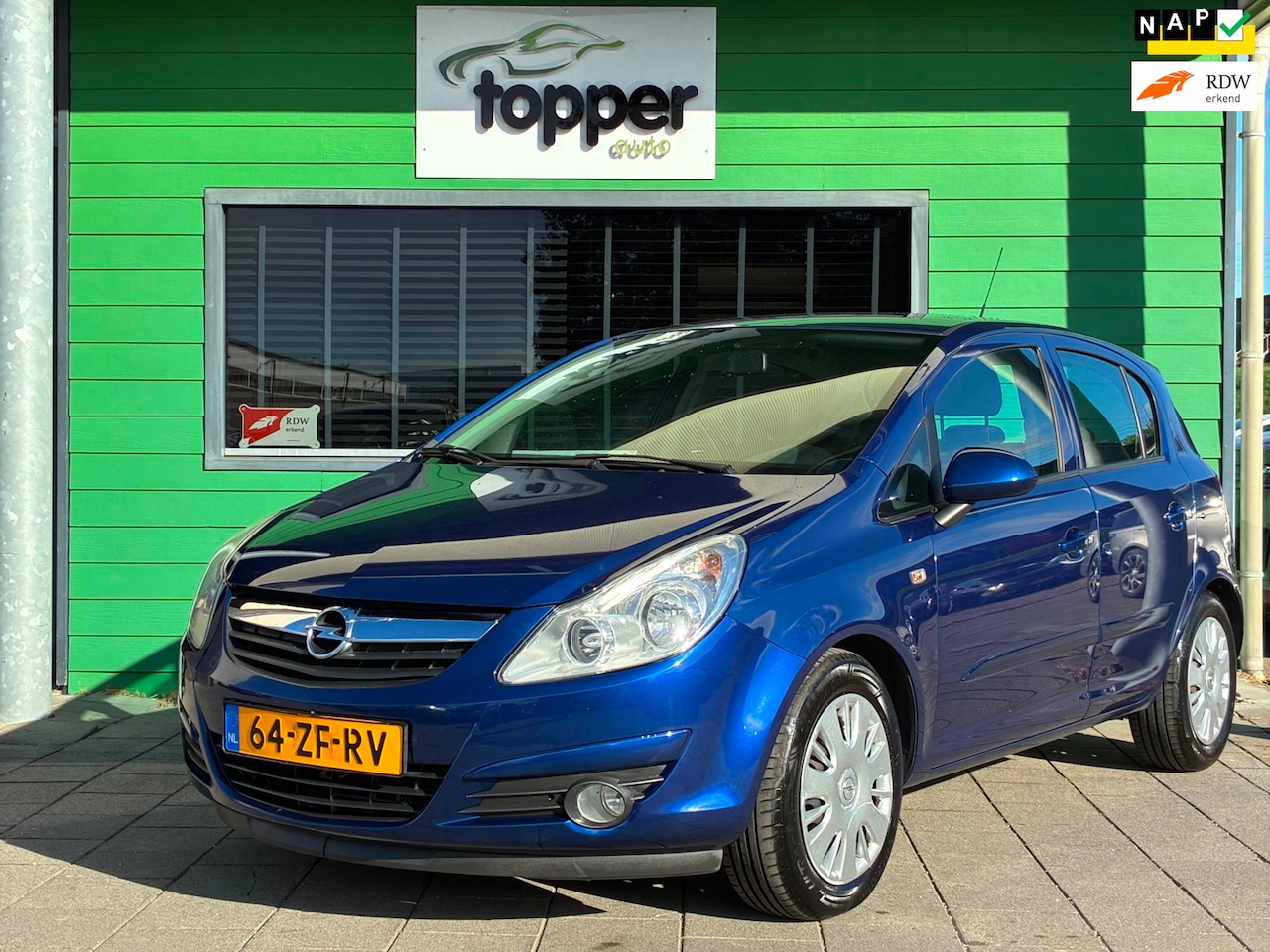 Opel Corsa - 1.4-16V Enjoy|Navigatie|CarPlay|Airco|Elektr.ramen|Nieuwe APK|NAP| - AutoWereld.nl