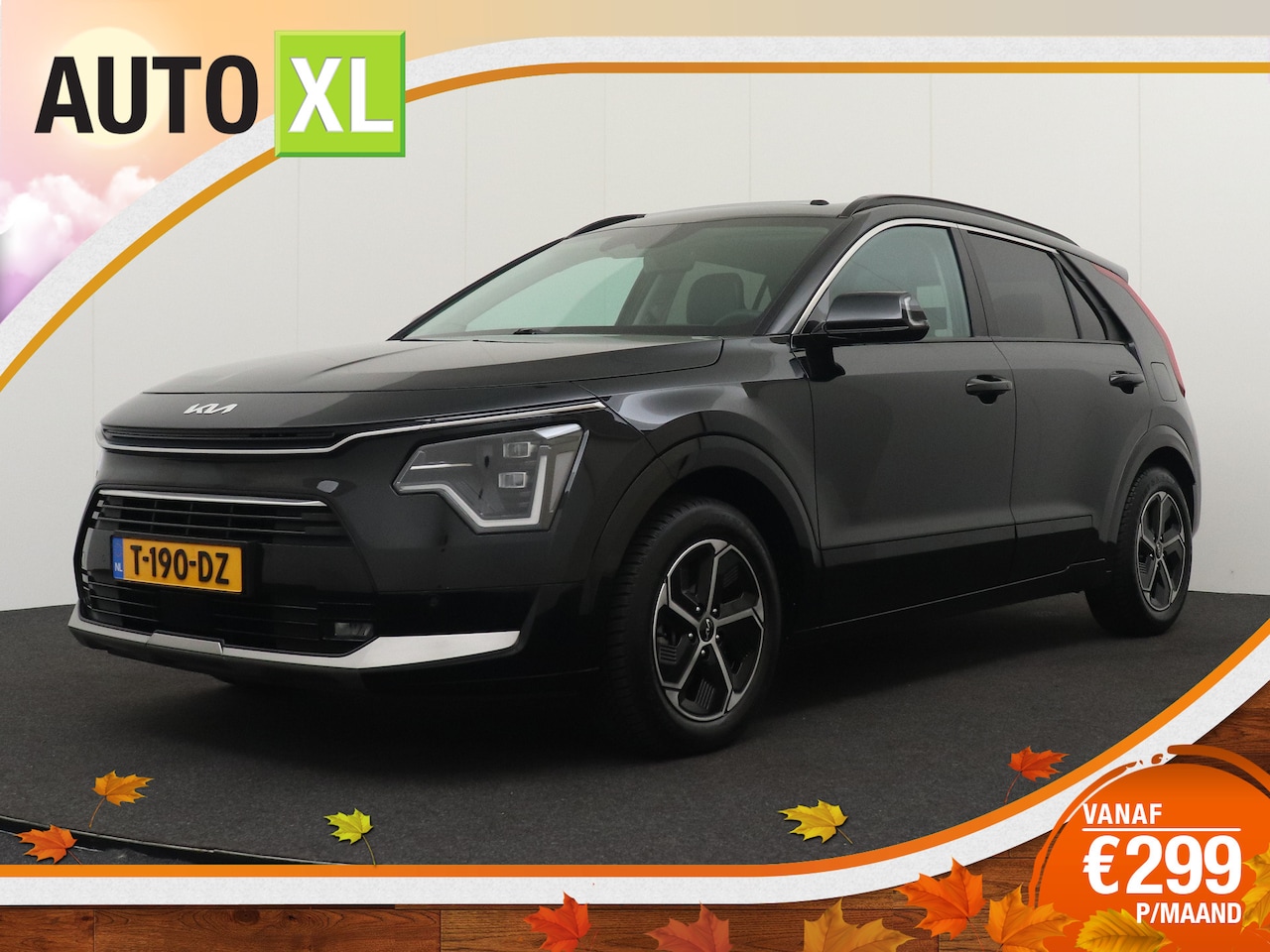 Kia Niro - 1.6 Aut. Hybrid DynamicPlusLine Schuif-/kanteldak Leder Head-Up Display - AutoWereld.nl