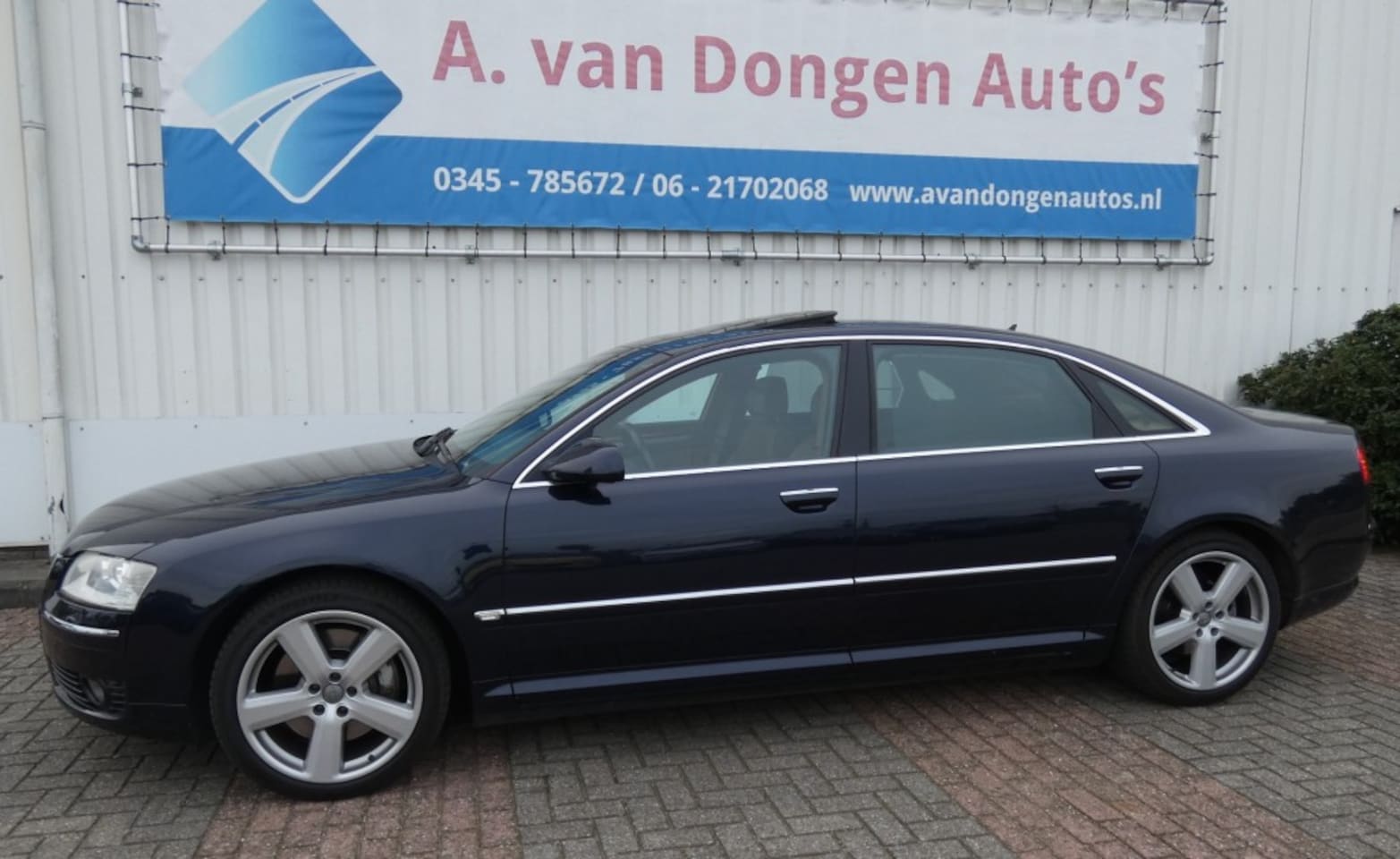 Audi A8 - 4.2 quattro Lang Pro Line 4.2 QUATTRO LANG PRO LINE,Leer,Camera,Schuifdak,Bose - AutoWereld.nl
