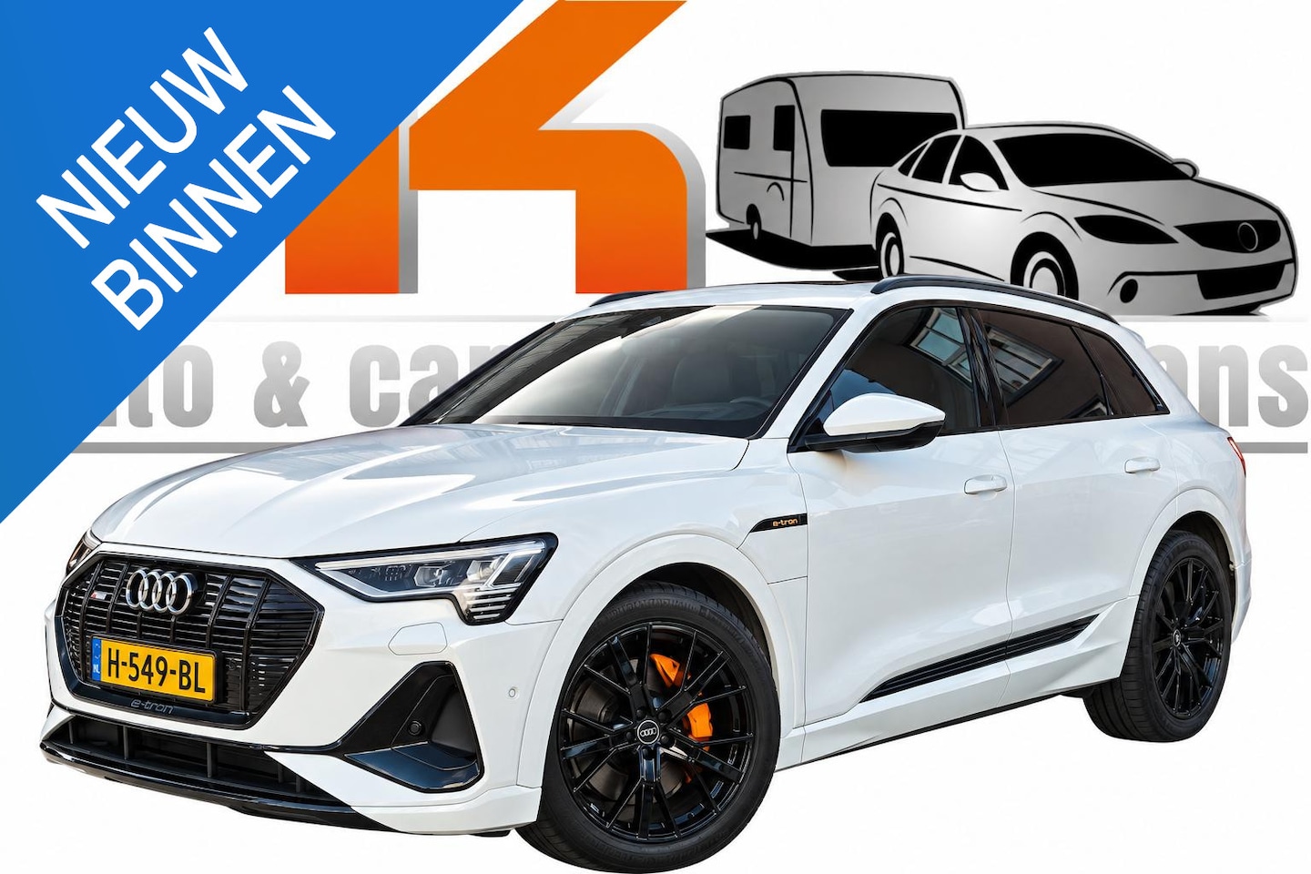Audi e-tron - e-tron 50 quattro Launch edition Black | 2x S-Line | SOH 90% | PANO | ACC | TREKHAAK | 21" - AutoWereld.nl