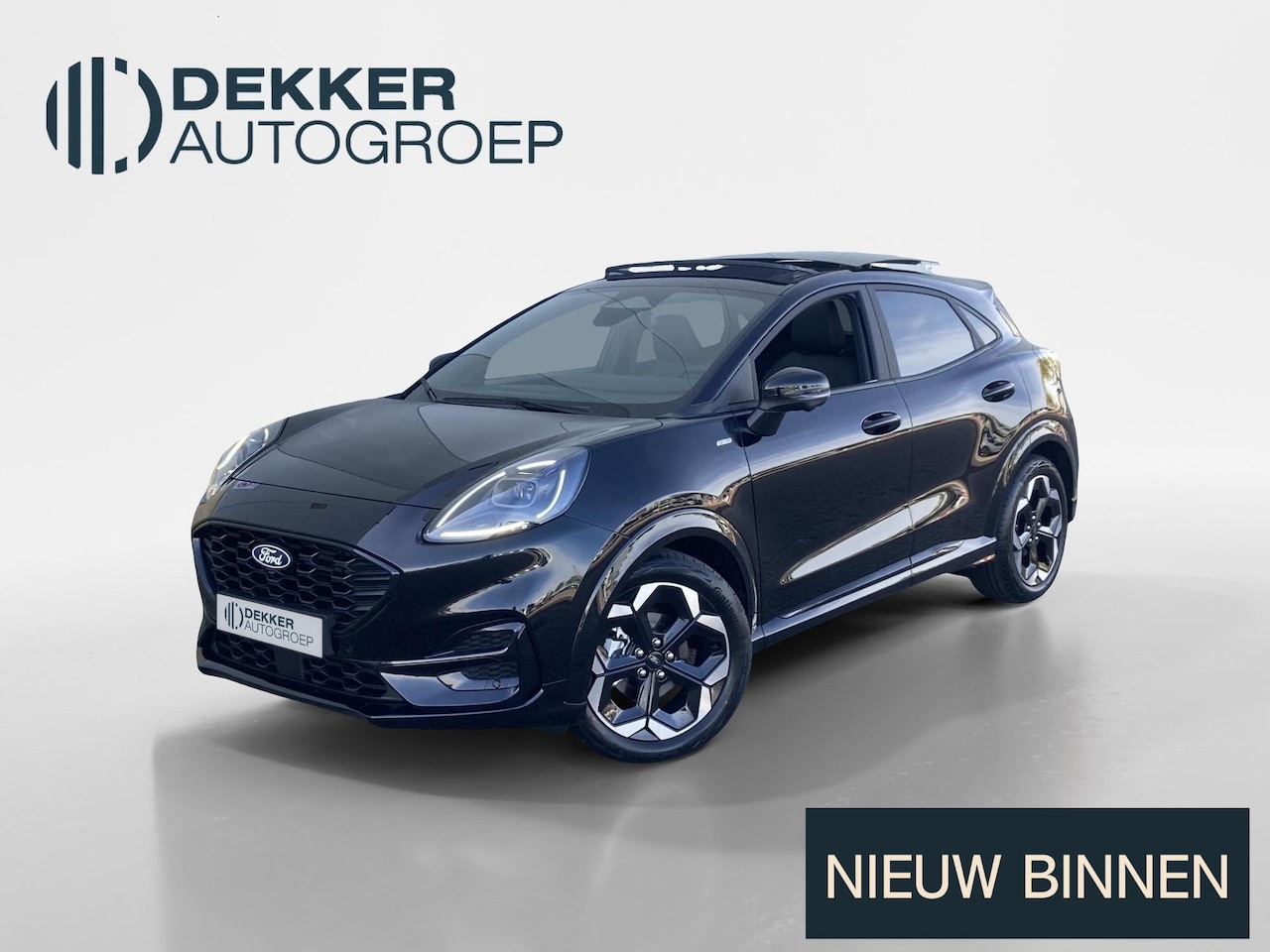Ford Puma - 1.0 EcoBoost Hybrid 155 pk ST-Line X Automaat Agate Black - Panoramadak - Driver Assistanc - AutoWereld.nl
