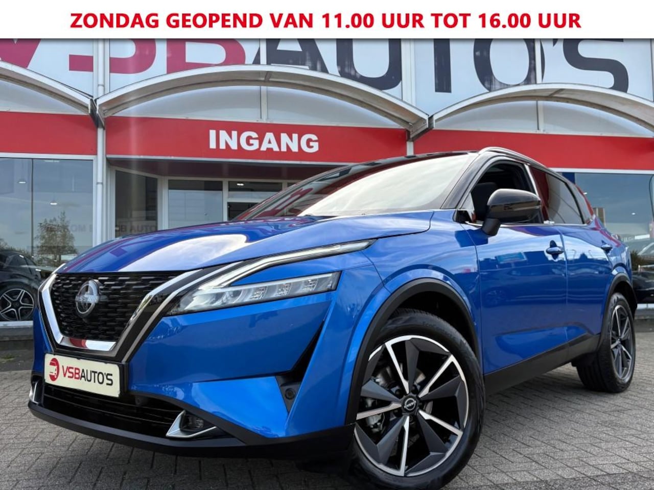 Nissan Qashqai - 1.3 MHEV TEKNA 158PK AUT. PANO TREKHAAK CAMERA CARPLAY - AutoWereld.nl