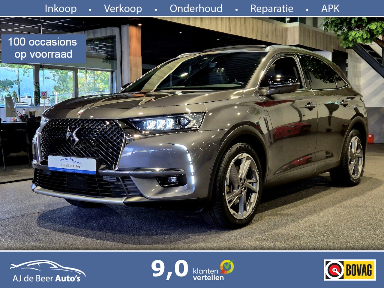 DS 7 Crossback - E-Tense Performance Line+ PHEV | Panoramadak | Carplay | Stoelverwarming/koeling - AutoWereld.nl