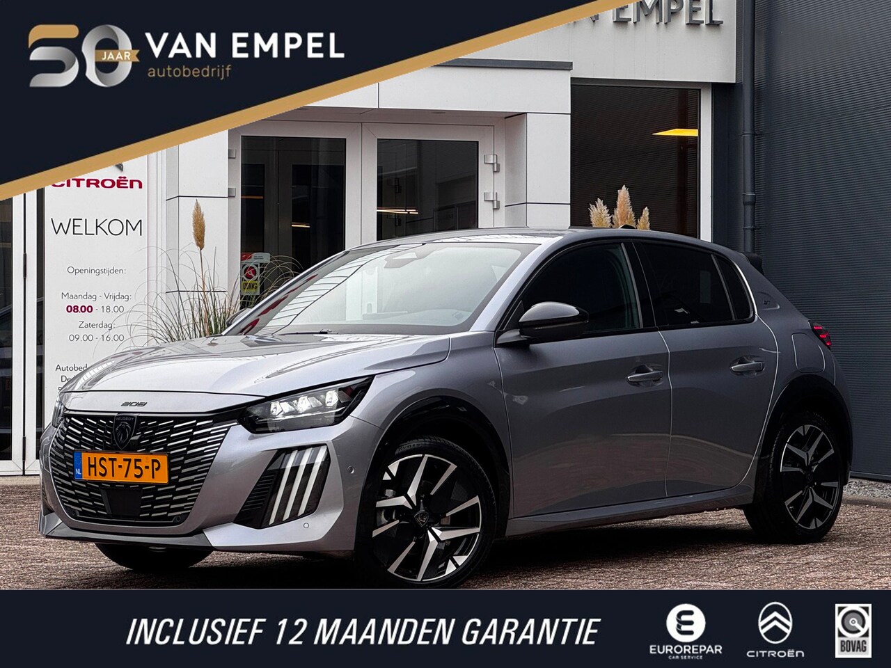 Peugeot 208 - 1.2 Hybrid 145 e-DCS6 GT | NL-Auto | 360 Camera | Navigatie | Adaptive Cruise | Automaat | - AutoWereld.nl