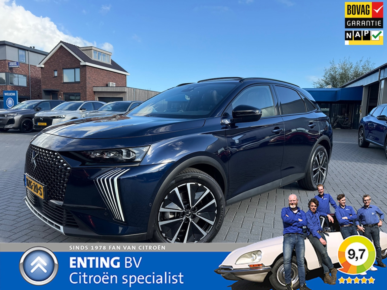 DS 7 - 1.6 PHEV 300 4x4 PALLAS HIFI FOCAL SCHUIFDAK PACK COMFORT+PACK TECH - AutoWereld.nl