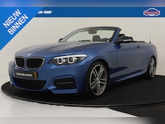 BMW 2-serie Cabrio - M240I HIGH EXECUTIVE -LEDER|HIFI|PDC|CARBON|KEYLESS|DAB|CRUISE|LENDESTEUN|STOELVERW.|18"