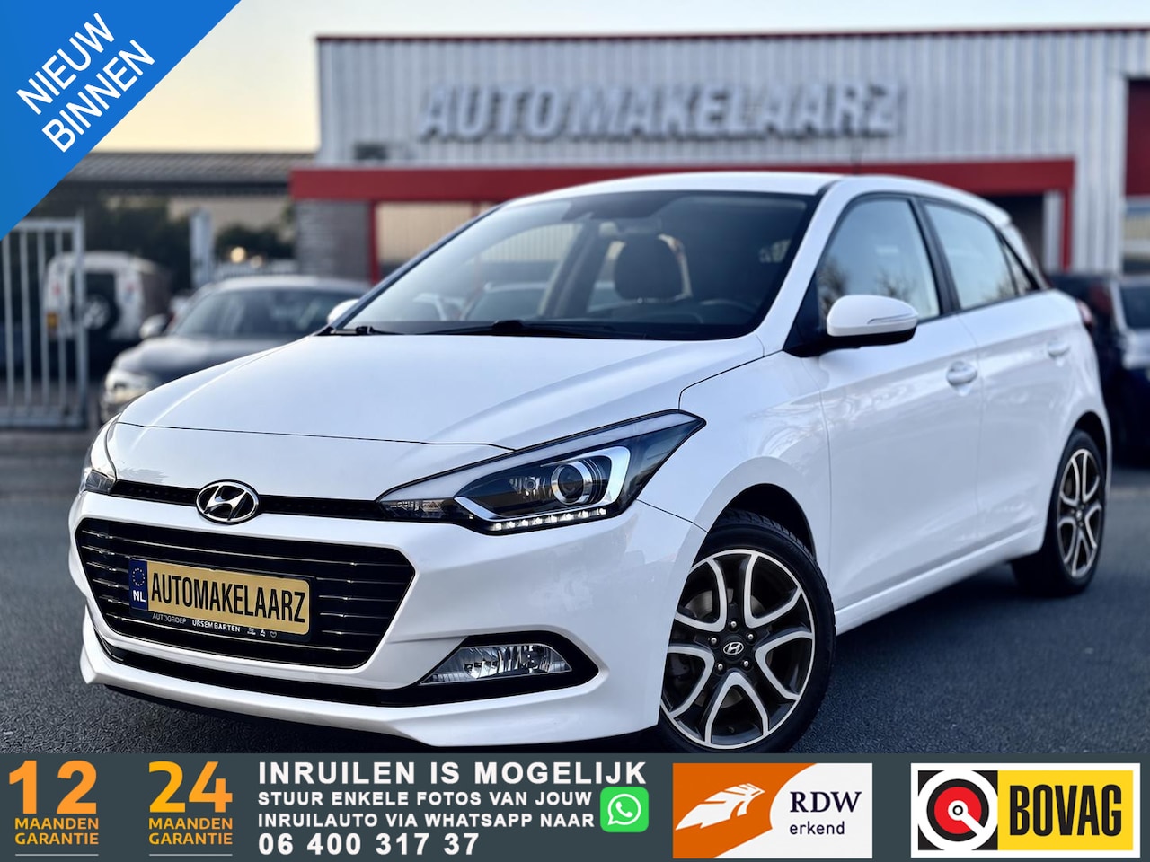 Hyundai i20 - 1.0 T-GDI NAP NAVI LED CAM PDC LM VELGEN - AutoWereld.nl