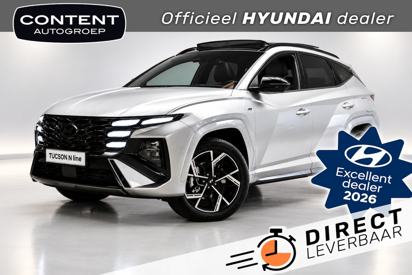 Hyundai Tucson - 1.6 T-GDi PHEV Aut N Line Sky I Voorraad deal! - AutoWereld.nl