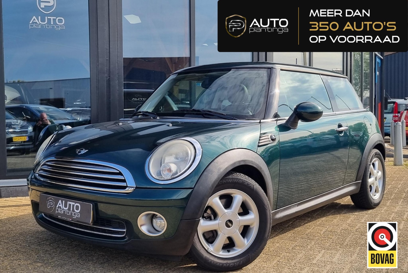 MINI Cooper - 1.6 Pepper 120PK | Stoelverwarming | Lederen Bekleding | Airco | Panoramadak | Lichtmetale - AutoWereld.nl