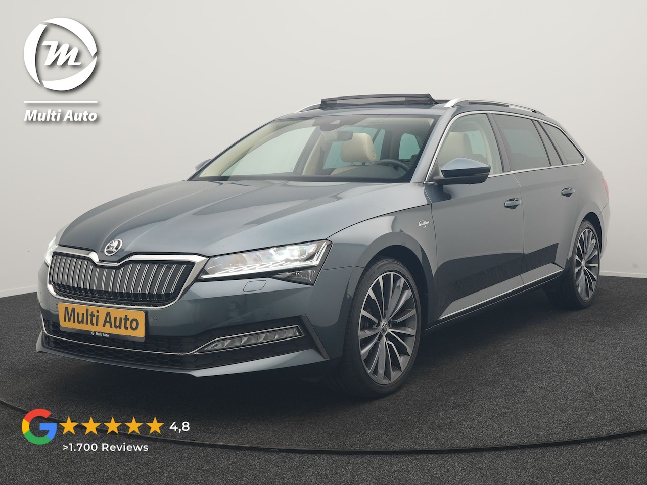Skoda Superb Combi - 1.4 TSI iV Laurin & Klement PHEV 218pk Dealer O.H. | Trekhaak Af Fabriek | Panodak | Adapt - AutoWereld.nl
