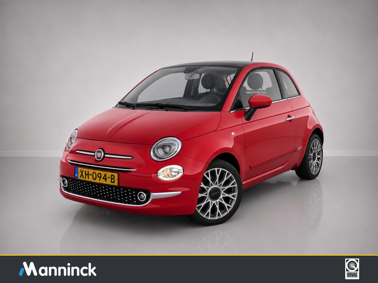 Fiat 500 - 0.9 TwinAir Turbo Lounge| Automaat|Navi|Airco|GlazenDak|Parkeersensoren| - AutoWereld.nl