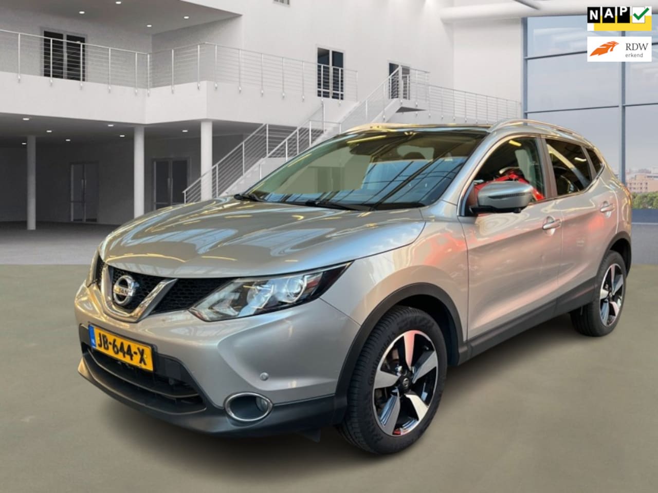 Nissan Qashqai - 1.2 Connect Edition|AUT|PANO|360•|LED|NAVI|PSENSOR|TREKHAAK - AutoWereld.nl