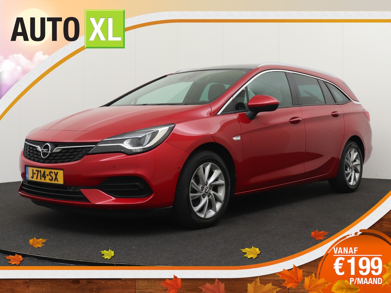 Opel Astra Sports Tourer - 1.2 131 PK Elegance Half-Leder Carplay Dodehoek - AutoWereld.nl