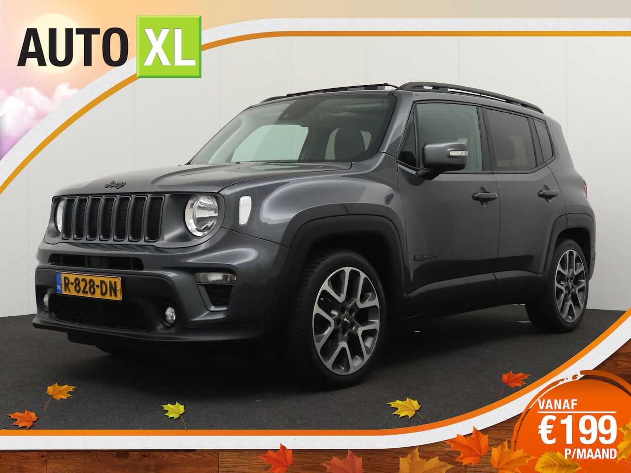 Jeep Renegade - 1.5T 131 PK Aut. e-Hybrid S Pano-dak 19'LMV Camera Dodehoek - AutoWereld.nl