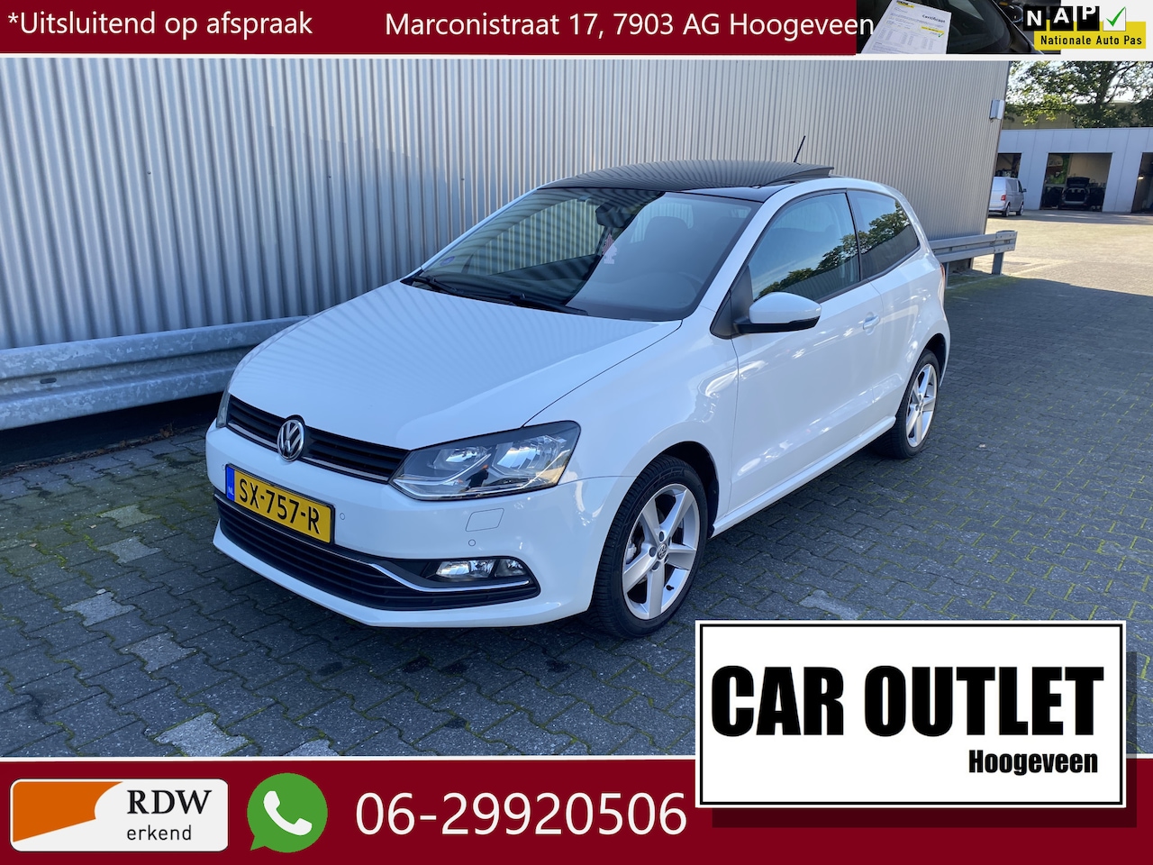 Volkswagen Polo - 1.2 TSI Highline AUTOMAAT, Clima, Navi, Pano, PDC, LM, nw. APK – Inruil Mogelijk – - AutoWereld.nl