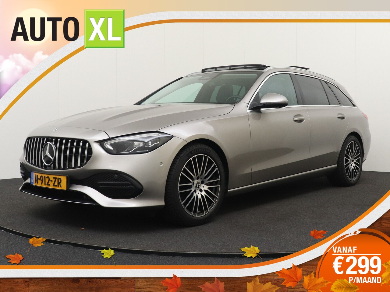 Mercedes-Benz C-klasse Estate - 200 204 PK Luxury Pano-dak Adapt.Cruise - AutoWereld.nl