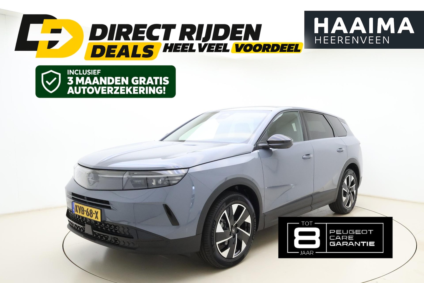 Opel Grandland - 1.2 Turbo Hybrid Edition 145 Pk | DEMO | Panorama Schuif/Kantel Dak | AGR-Comfort Stoelen - AutoWereld.nl
