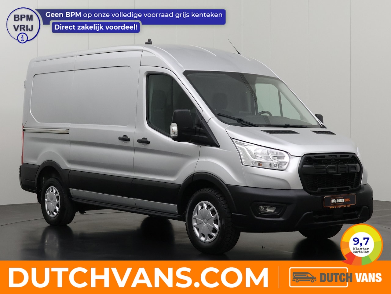 Ford Transit - 2.0TDCi 130PK Automaat L2H2 | Multimedia | Airco | Cruise | 3-Zits - AutoWereld.nl
