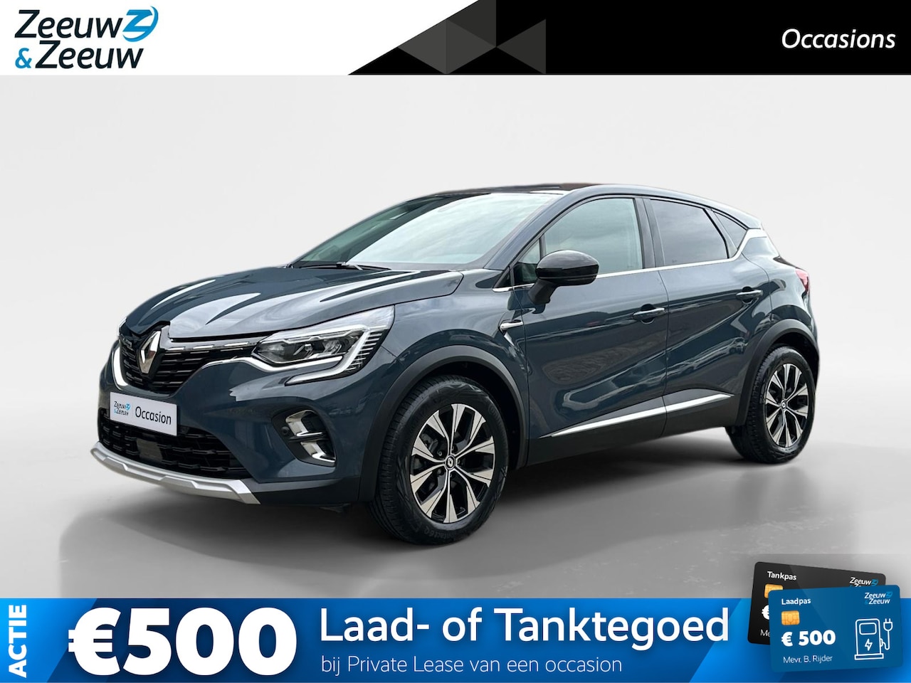 Renault Captur - 1.6 E-Tech Hybrid 145 Zen | Automaat | Camera | Parkeersensoren | Cruise- & Climate Contro - AutoWereld.nl