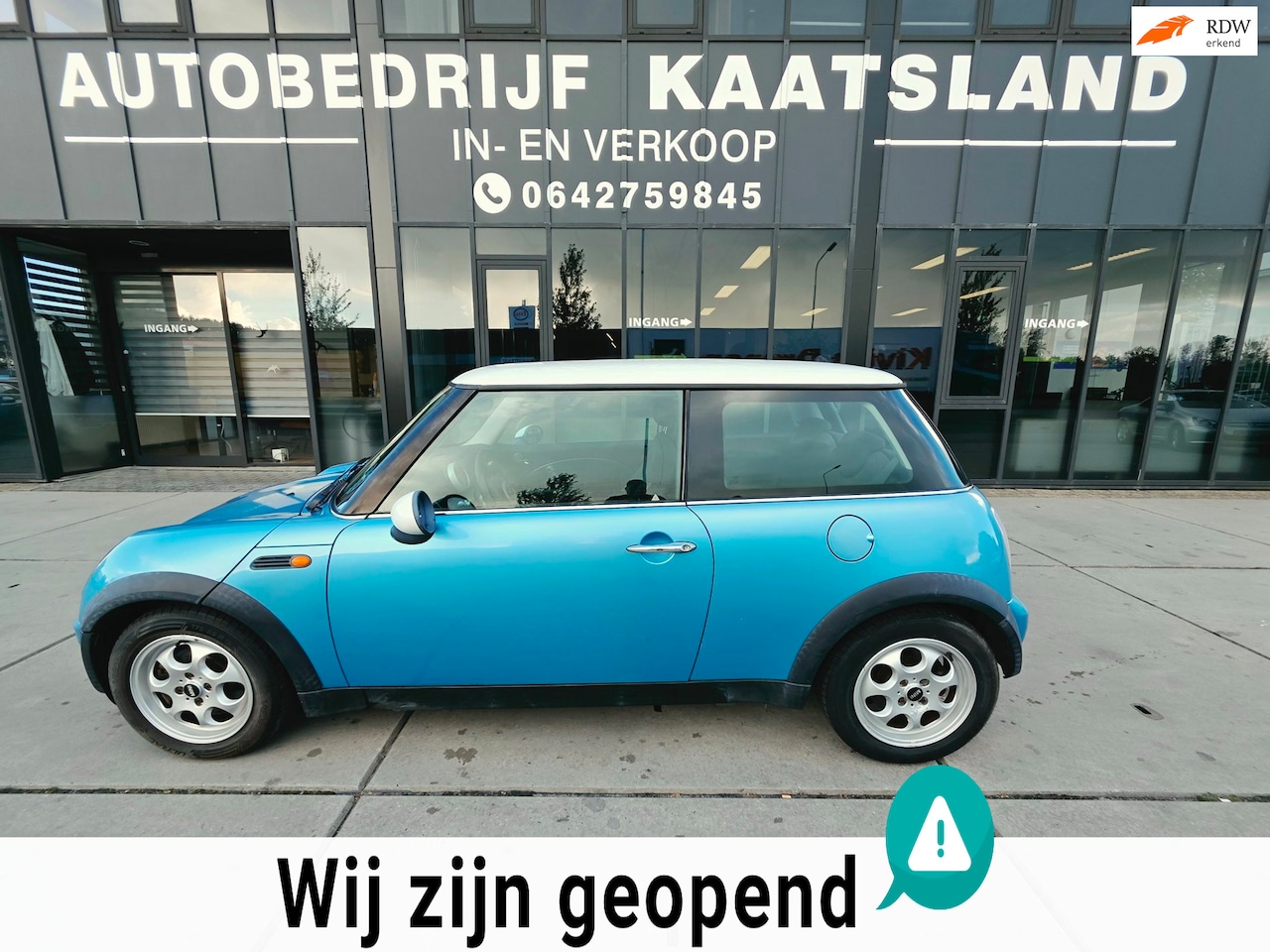 MINI 3-Deurs - 1.6 Cooper Pepper - Airco - Electr Ramen - - AutoWereld.nl