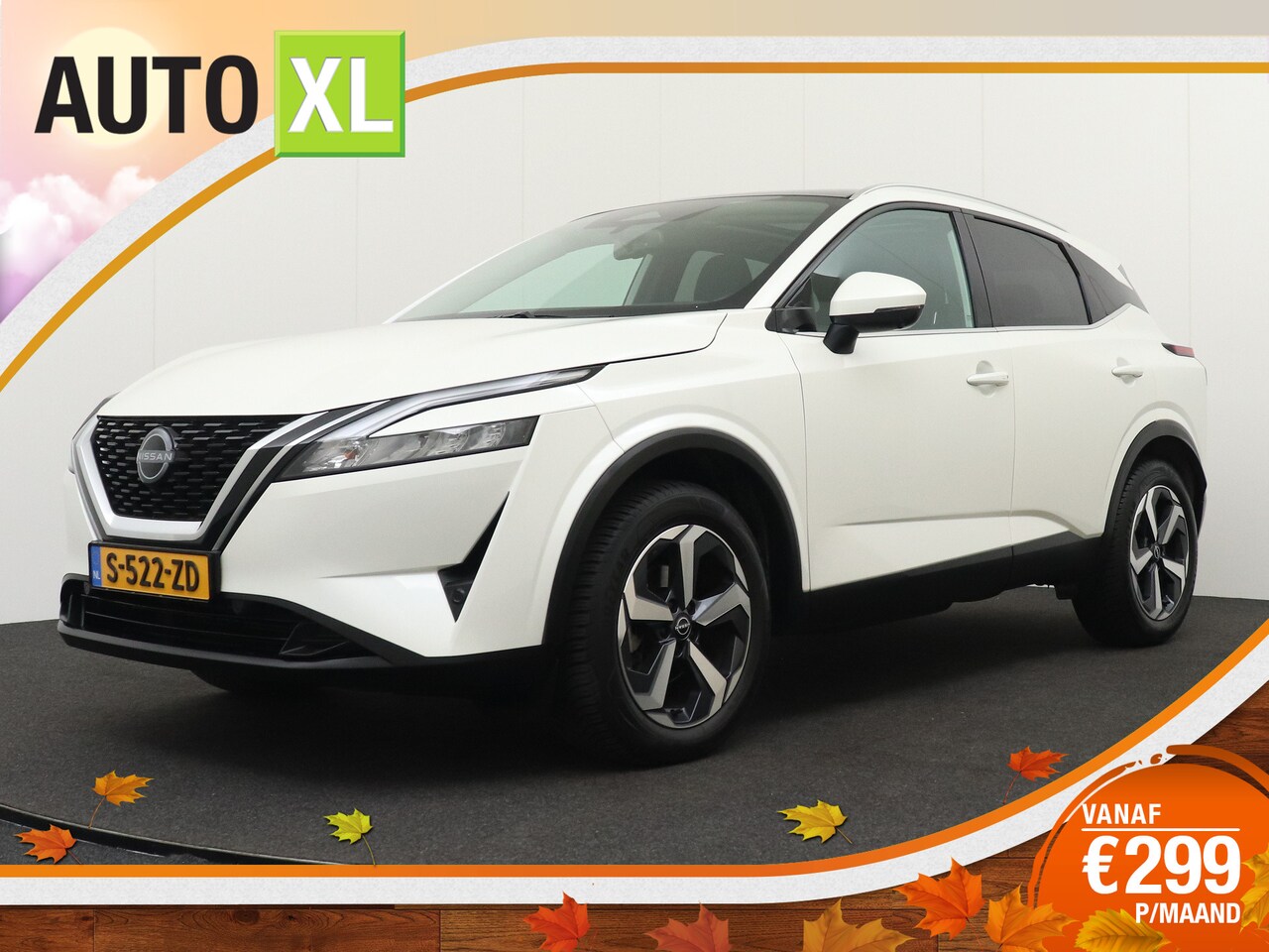 Nissan Qashqai - 1.3 158 PK Aut. MHEV N-Connecta Pano-Dak Adapt. Cruise Trekhaak - AutoWereld.nl