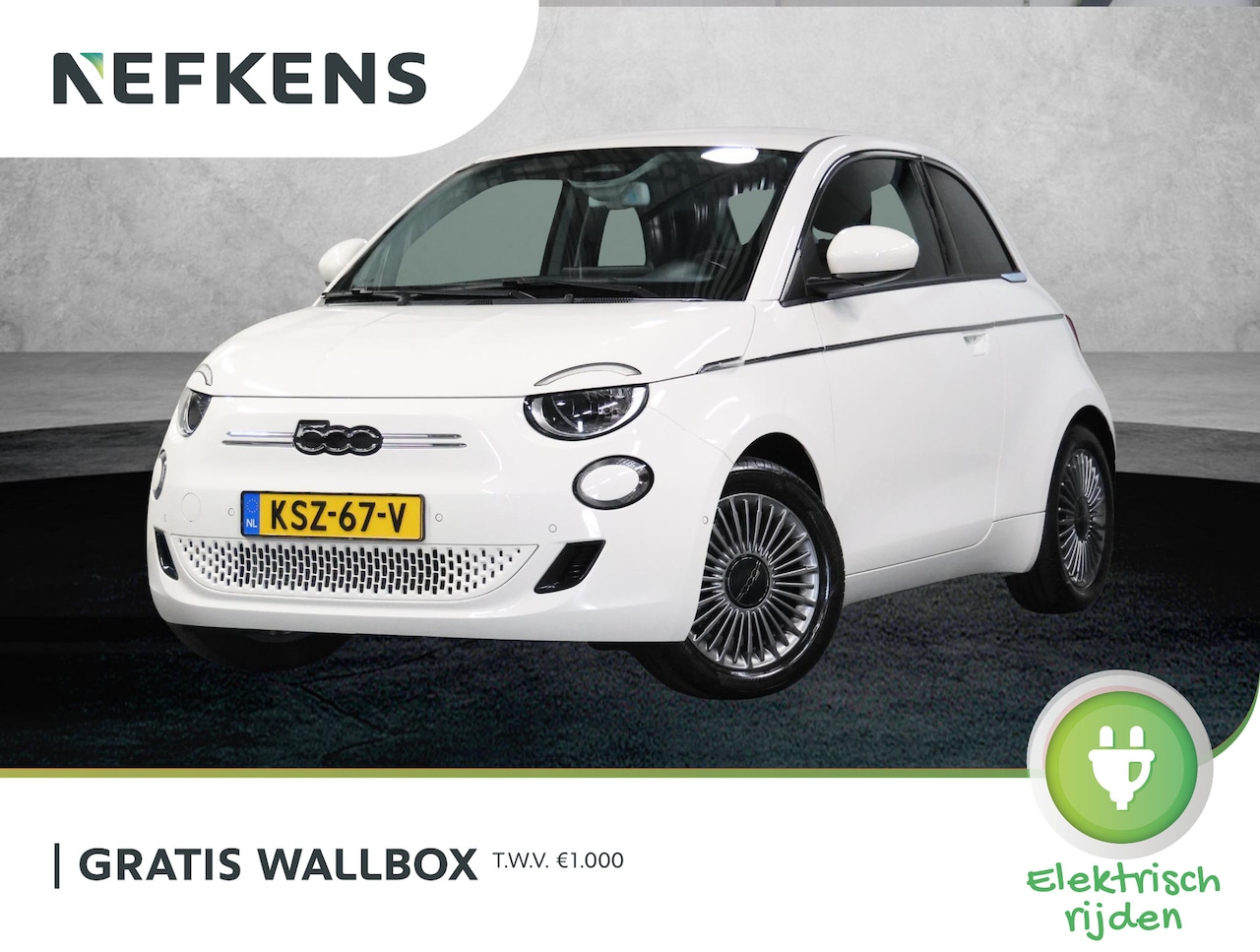 Fiat 500e - Icon 42 kWh 118PK | 1ste eigenaar | AppleCarplay/AndroidAuto | Armsteun | Camera | Climate - AutoWereld.nl