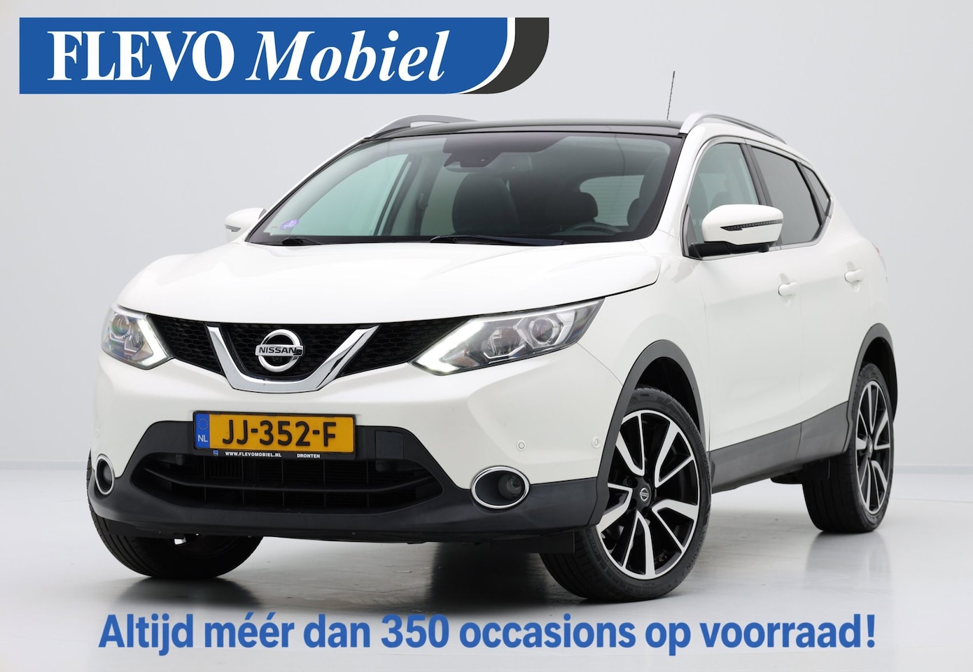 Nissan Qashqai - 1.2 Tekna Pano|Leder|Cam|ParkAssist|LMV - AutoWereld.nl