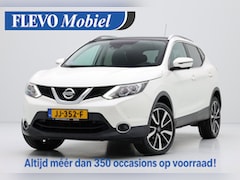 Nissan Qashqai - 1.2 Tekna Pano|Leder|Cam|ParkAssist|LMV