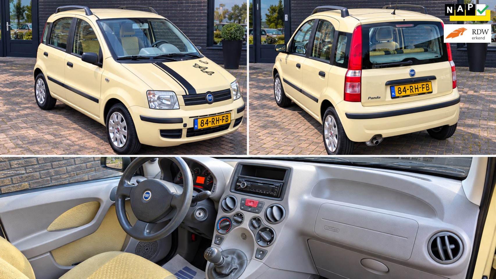 Fiat Panda - 1.2 Dynamic Airco Elec. Pakket Zuinig NAP APK - AutoWereld.nl