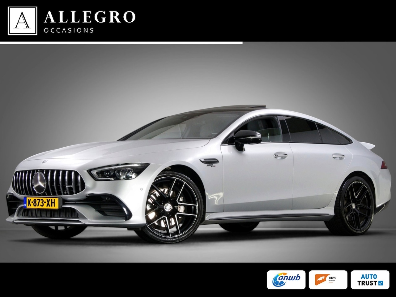 Mercedes-Benz AMG GT 4-Door Coupe - AMG 43 4MATIC+ (SPORTUITLAAT, PANO, APPLE CARPLAY/ANDROID AUTO, SFEERVERLICHTING, HEAD-UP, - AutoWereld.nl