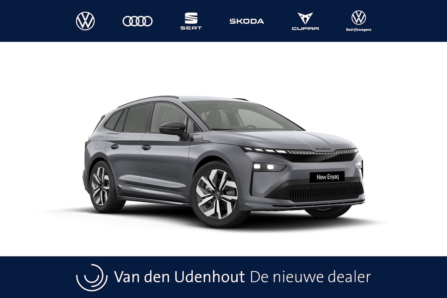 Skoda Enyaq iV - 85 Elektromotor 286 1AT Sportline Tour Edition | Chrome interieur accenten | Driving mode - AutoWereld.nl