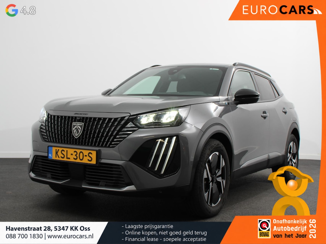 Peugeot e-2008 - EV Allure 50 kWh Navigatie Apple Carplay/Android Auto Climate Control Led Parkeer sensoren - AutoWereld.nl
