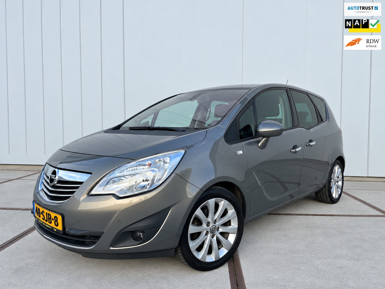 Opel Meriva - 1.4 Turbo Cosmo Airco | 1e eigenaar | Gunstige km-stand | NAP | Hoge instap | Parkeersenso - AutoWereld.nl