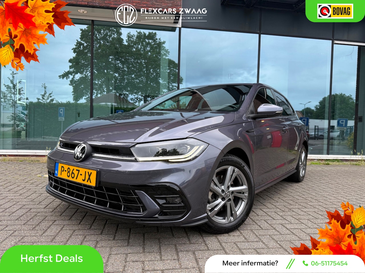 Volkswagen Polo - 1.0 TSI R-Line - Automaat - Navi - Camera - LED - Climate - Org.nl - AutoWereld.nl