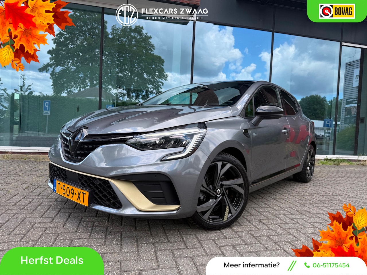 Renault Clio - 1.6 E-Tech Hybrid 145 Engineered - Automaat - Bose - Navi - Climate - Org.NL - AutoWereld.nl