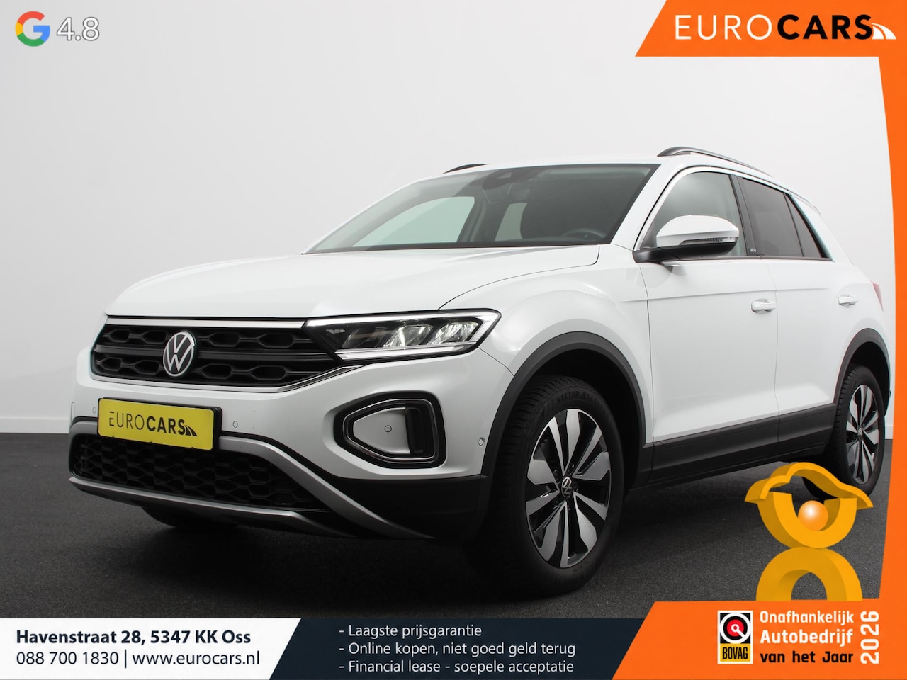 Volkswagen T-Roc - 1.0 TSI 110pk Move Navigatie Apple Carpla/Android Auto Digitale Cockpit Climate Control Li - AutoWereld.nl