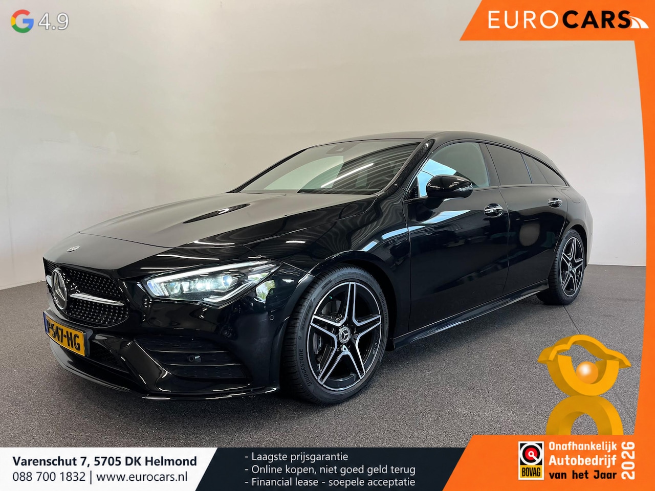 Mercedes-Benz CLA-klasse Shooting Brake - 180 Business Solution AMG Panoramadak Trekhaak Multibeam LED Nightpakket - AutoWereld.nl
