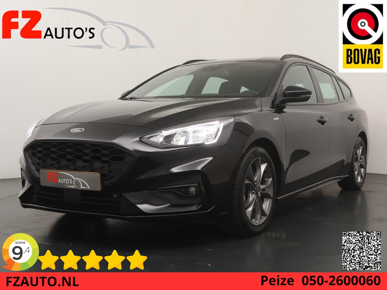 Ford Focus Wagon - 1.0 EcoBoost Hybrid ST Line Business - Navigatie - Trekhaak - Apple Carplay/Android Auto - AutoWereld.nl
