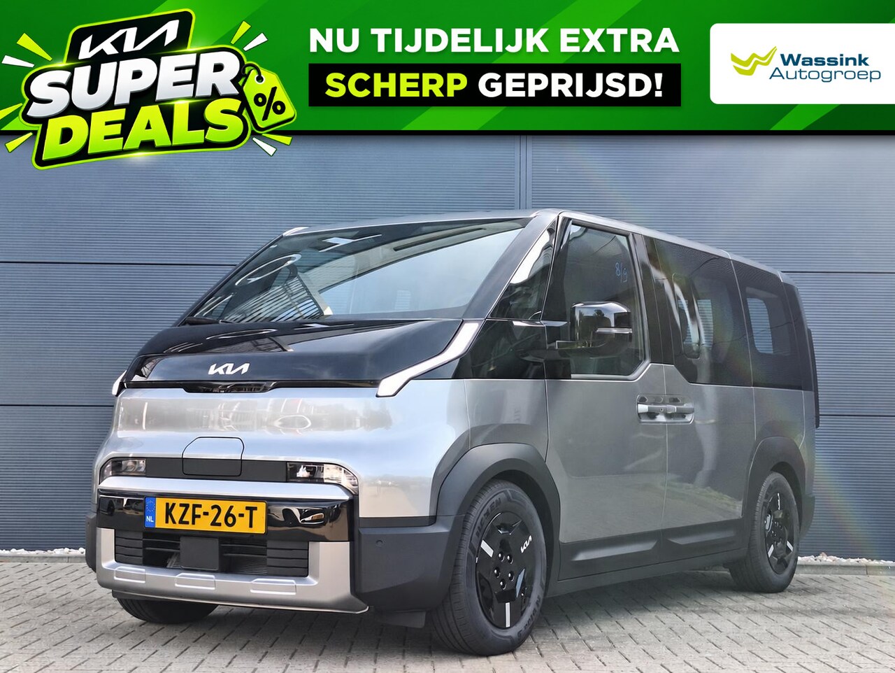 Kia PV5 Passenger - Plus 71.2 kWh | 5-zits | Navigatie | Apple Carplay/Android Auto | Stoelverwarming voor/ach - AutoWereld.nl