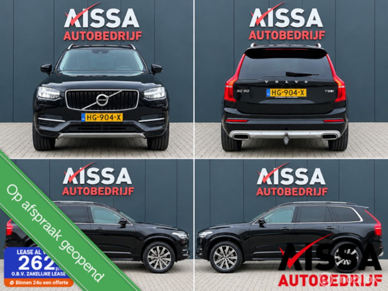 Volvo XC90 - 2.0 T8 Twin Engine AWD Inscription 7 Pers Navigatie Cruise ACC Luchtvering Panoramadak Cam - AutoWereld.nl