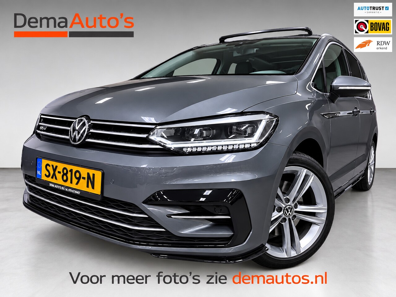Volkswagen Touran - 1.4 TSI Highline Business R-LINE 7p PANO/MASSAGE-STOELEN/LED/CARPLAY/NAVI/// - AutoWereld.nl