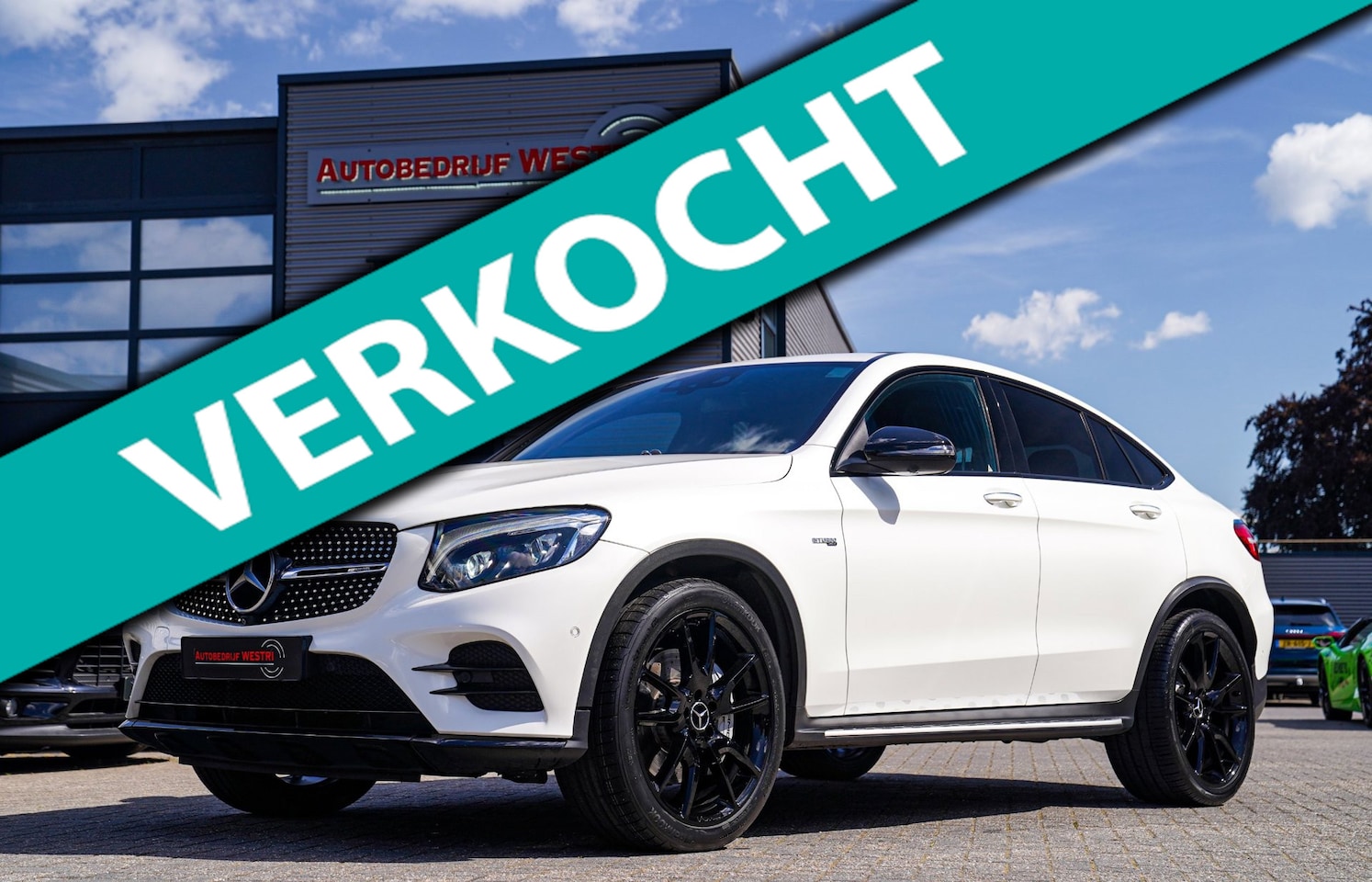 Mercedes-Benz GLC-klasse Coupé - AMG 43 4MATIC | Burmester | 360 Camera | Head Up Display | Memory | Luchtvering - AutoWereld.nl