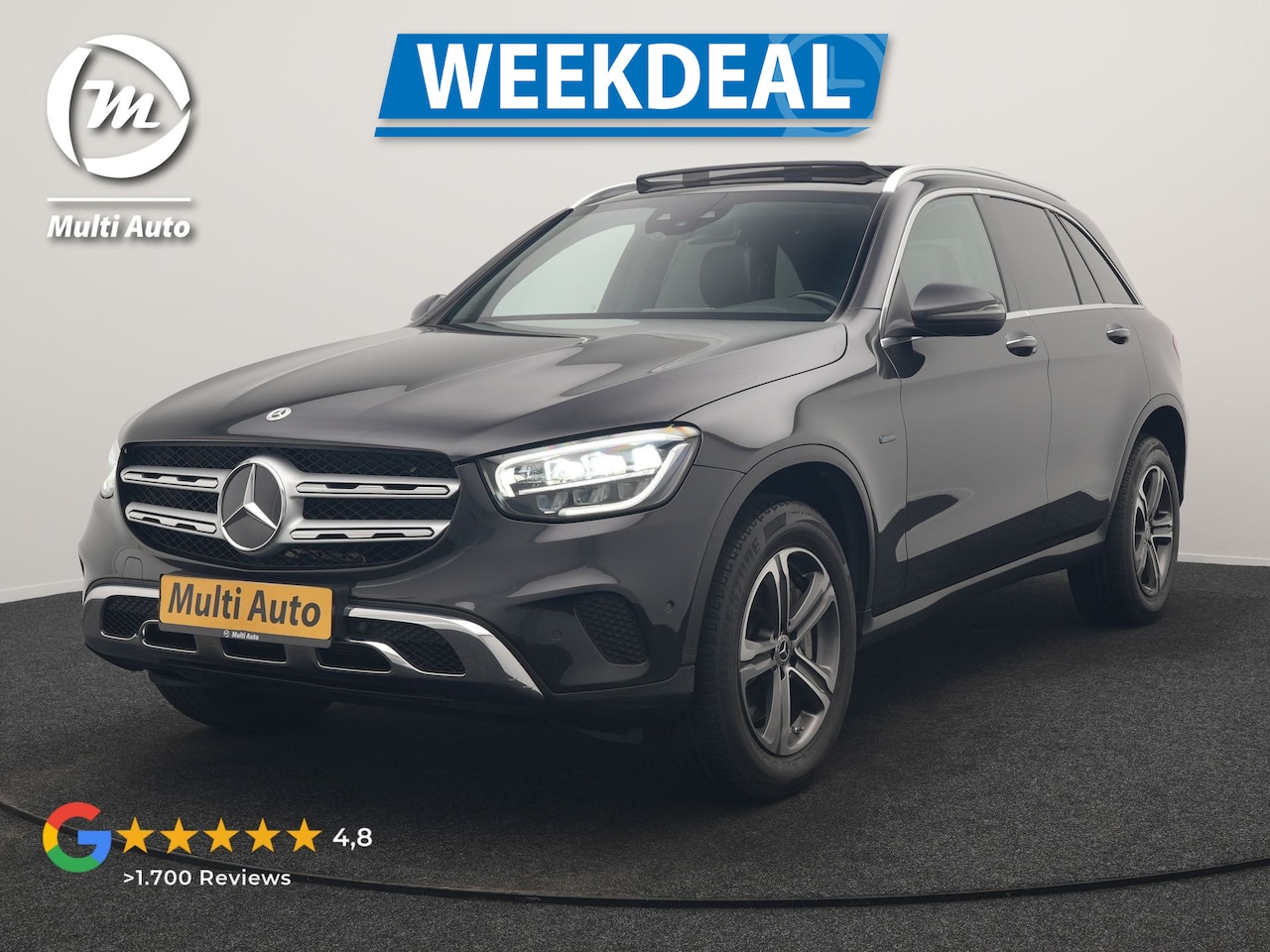 Mercedes-Benz GLC-klasse - 300e 4MATIC Premium PHEV 313pk Dealer O.H. | Panodak | AMG-Int. | Head Up | Camera | Alcan - AutoWereld.nl