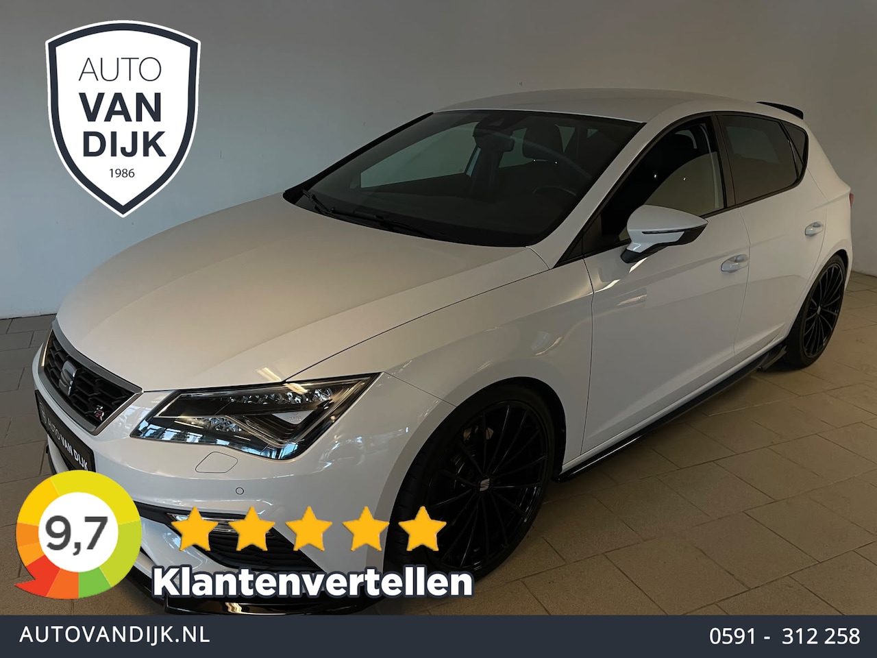 SEAT Leon - 2.0 TSI FR 190PK DSG AUTOMAAT AIRCO NAVI CRUISE CAM VIRT COCKPIT STOELV MAXTON SPOILERS 19 - AutoWereld.nl