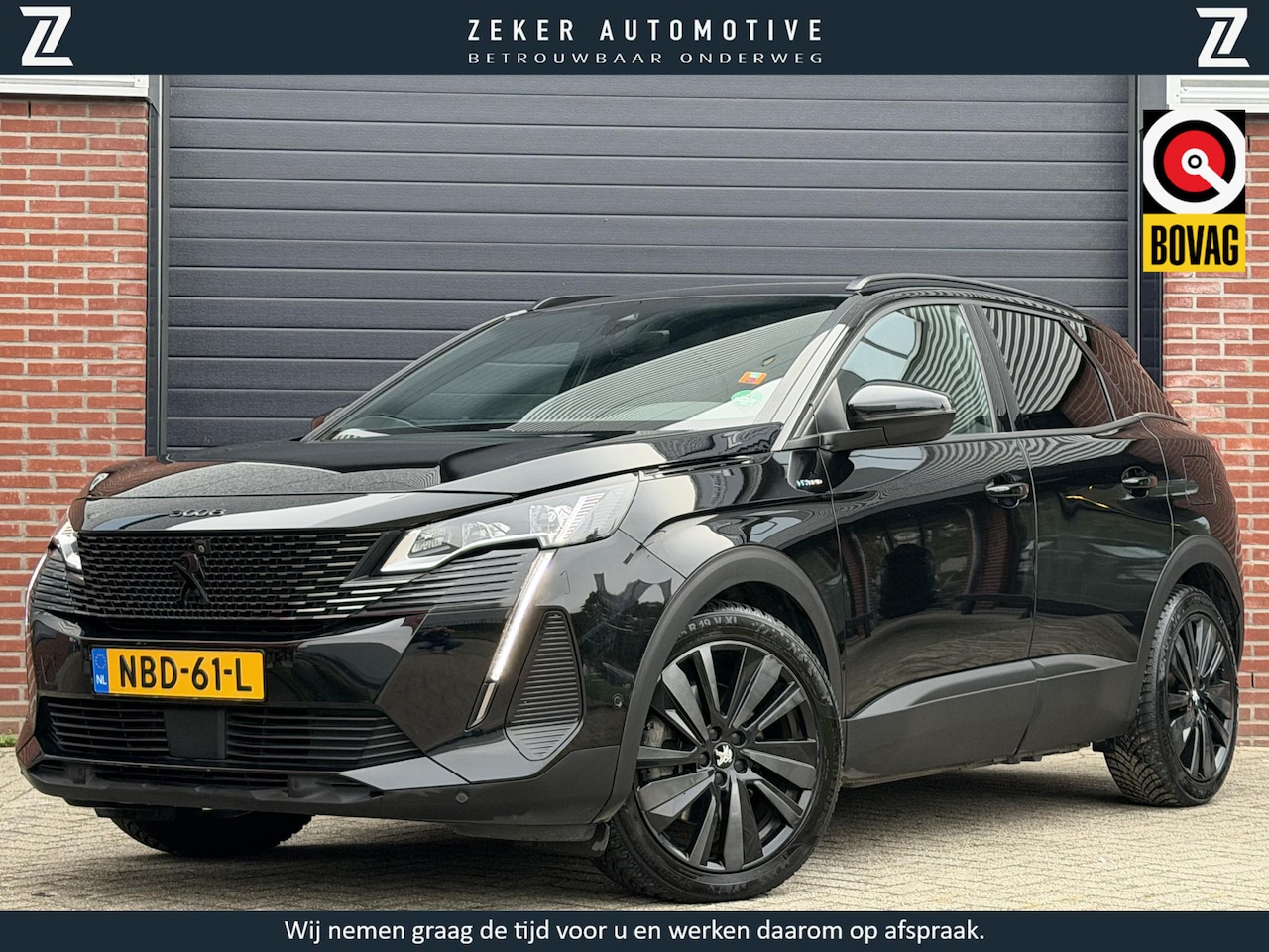 Peugeot 3008 - Hybrid 225 e-Auto8 GT Pack Plug-in, Black Pack, Panoramadak, Elec. Verstelbare Stoel, Appl - AutoWereld.nl