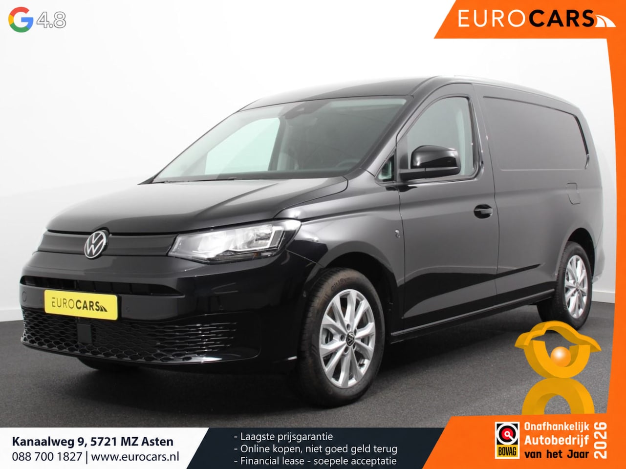 Volkswagen Caddy Cargo Maxi - 2.0 TDI Automaat Style Airco Carplay Adaptive Cruise Control Parkeersensoren Camera Trekha - AutoWereld.nl