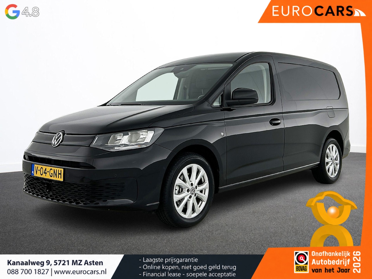 Volkswagen Caddy Cargo Maxi - 2.0 TDI Style Airco Carplay Adaptive Cruise Control PDC VA Camera Trekhaak 17" LM Velgen - AutoWereld.nl